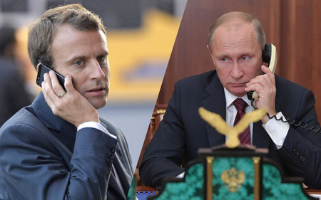 Французский президент Макрон дозвонился до Путина