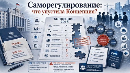 Саморегулирование без полномочий: почему Концепция 2015 года не стала работающей моделью