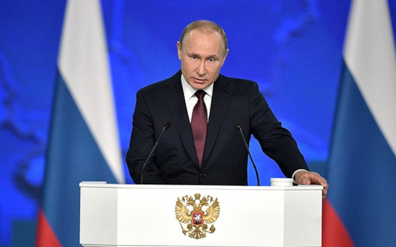 Традиционное послание Президента РФ Владимира Путина Федеральному Собранию