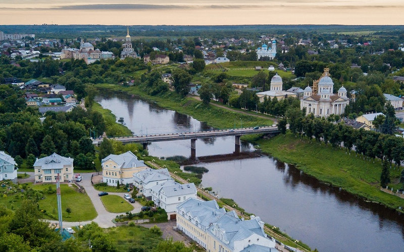 Культурное наследие России. Древний город Торжок, Тверская область.