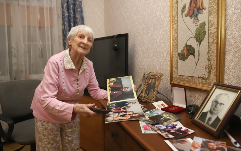 Ветеран войны Жегалова Вера Григорьевна отметила своё 96-летие