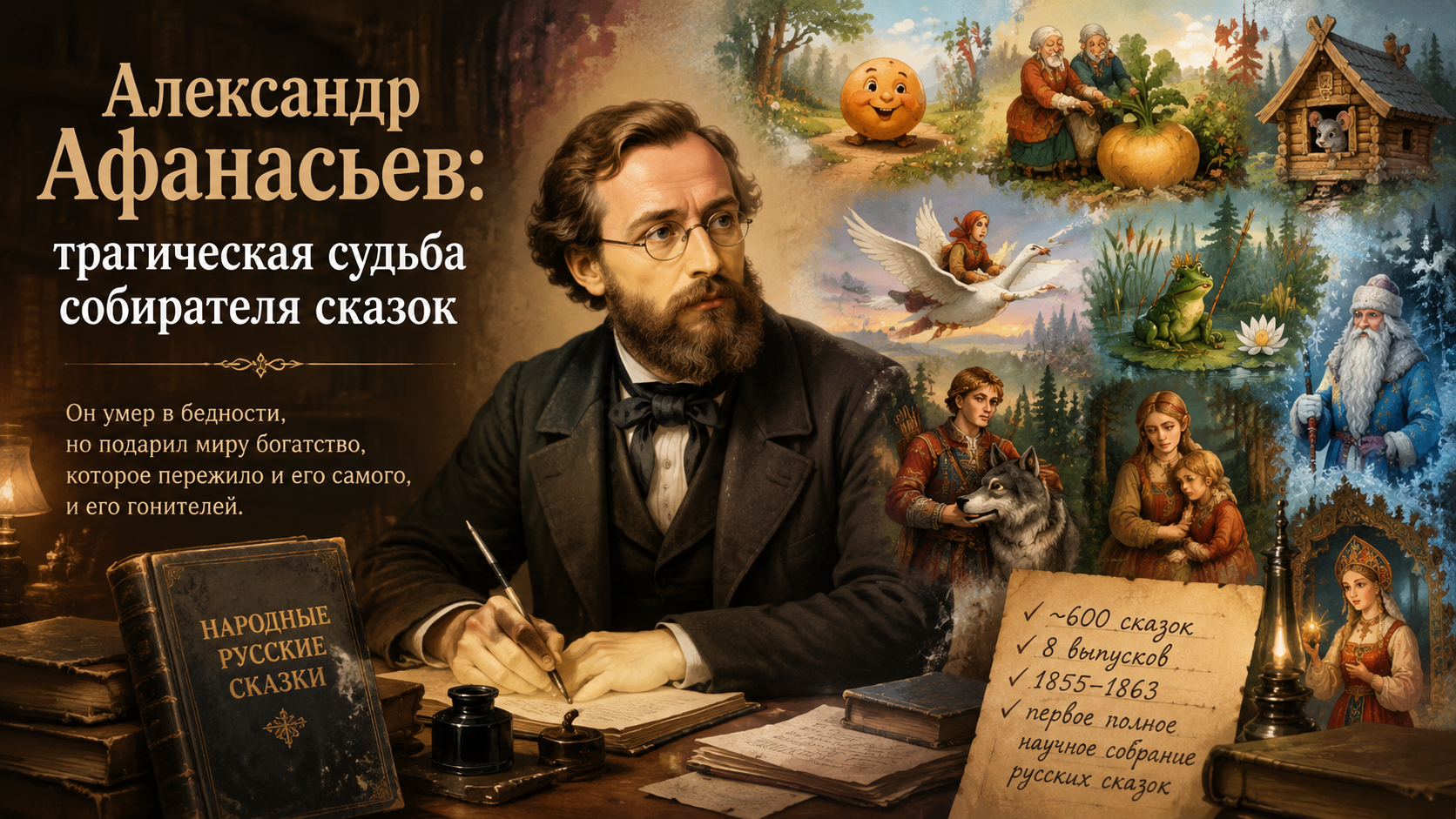 Александр Афанасьев: трагическая судьба собирателя сказок